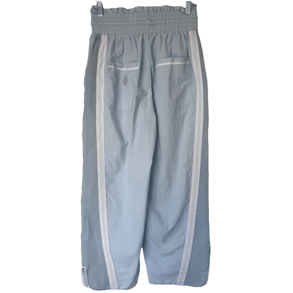 FP Movement Wide Leg Track Pants – Arctic Snow Blue/Grey – Size Small – NWT